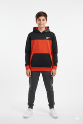 BOYS BLACK AND RED HOODIE - Smgarment's